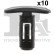 Clip, tira decorativa/protectora
