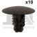 Clip, tira decorativa/protectora