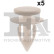 Clip, tira decorativa/protectora