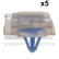 Clip, tira decorativa/protectora