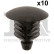 Clip, tira decorativa/protectora
