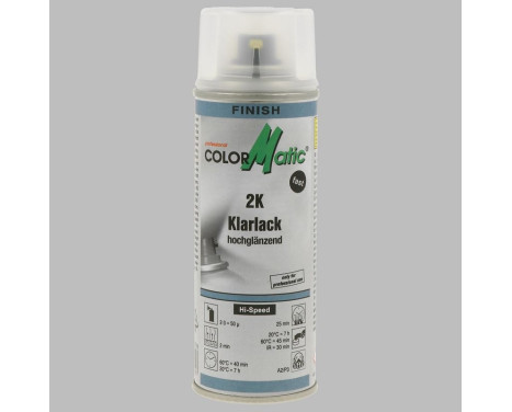 Barniz alquídico transparente Color Matic 2K de alto brillo 187216
