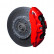 Pintura para pinzas de freno Foliatec Performance Red, juego de 7 piezas
