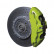 Pintura para pinzas de freno Foliatec Toxic Green, juego de 7 piezas