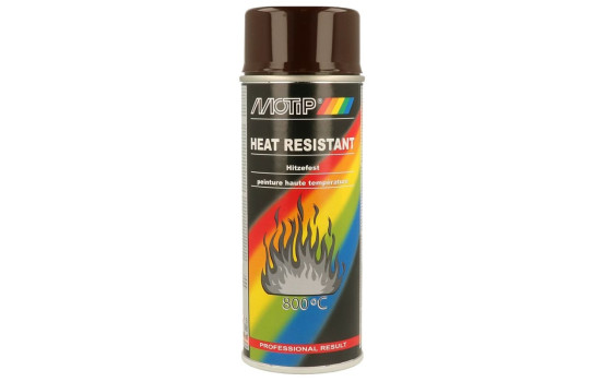Pintura resistente al calor Motip - Marrón - 400 ml, Imagen 2