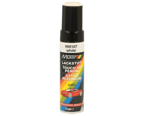 Motip 900107 Rotulador de pintura compacto blanco 12 ml