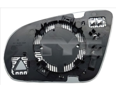 Cristal de espejo, retrovisor exterior 321-0132-1 TYC