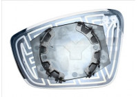 Cristal de espejo, retrovisor exterior 337-0225-1 TYC