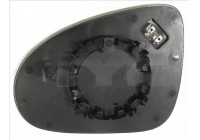 Cristal de espejo, retrovisor exterior 337-0268-1 TYC