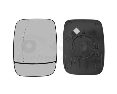 Cristal de espejo, retrovisor exterior 3891831 Hagus