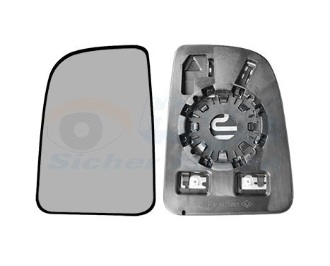 Cristal de espejo, retrovisor exterior *HAGUS* 2973837