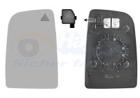Cristal de espejo, retrovisor exterior *HAGUS* 3083835