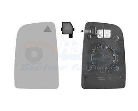 Cristal de espejo, retrovisor exterior *HAGUS* 3083835