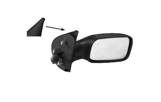 Retrovisor exterior COMPLETO DERECHO 5 puertas 1754814 Hagus