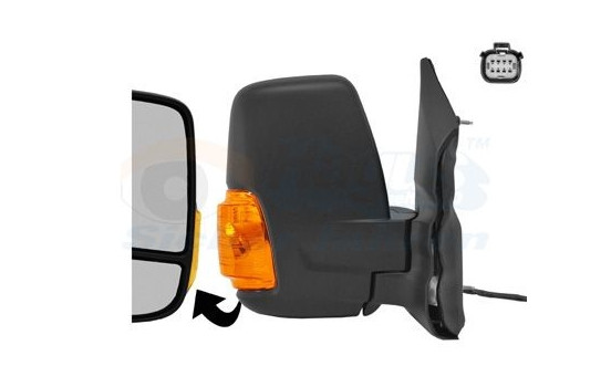 RETROVISOR EXTERIOR CON BOBINA ELÉCTRICA 1991808 Hagus, Imagen 2