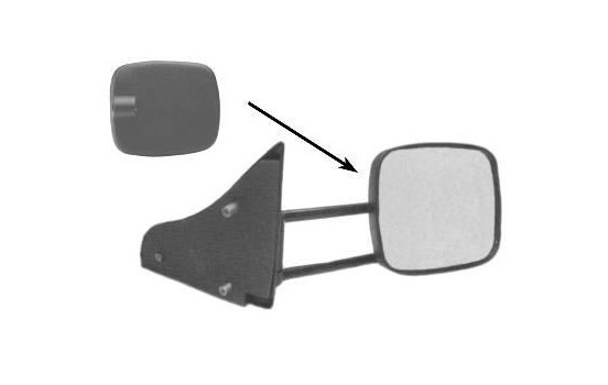 Retrovisor exterior DERECHO COMPLETO -9/95 COMBO CON BRAZO 3788802 Hagus