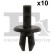 Clip, tira decorativa/protectora