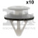 Clip, tira decorativa/protectora