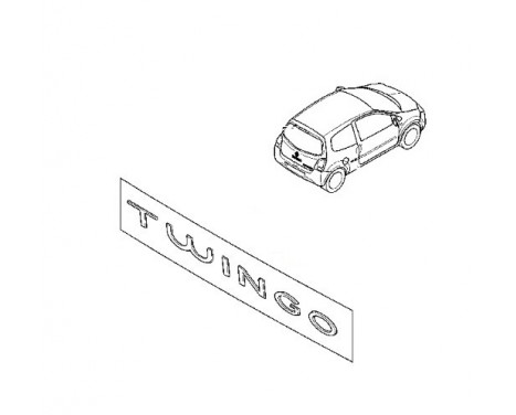Emblema del Renault Twingo (pegatina)