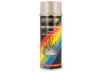 Pintura resistente al calor Motip - Plateada - 400 ml