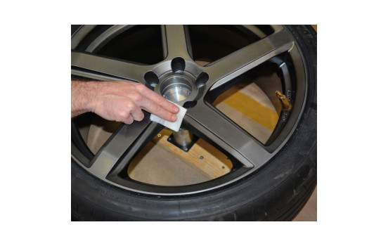 Juego de pintura para llantas Foliatec 2C Negro Mate 3 x 400 ml, Imagen 5