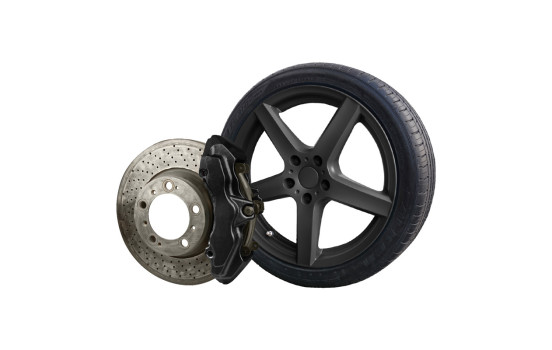 Pintura para llantas Foliatec 2C negra mate, Imagen 2