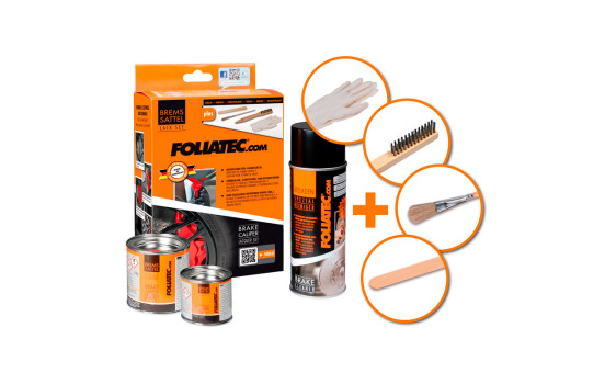 Kit de pintura para pinzas de freno Foliatec, color rosa intenso metalizado, juego de 7 piezas, Imagen 3