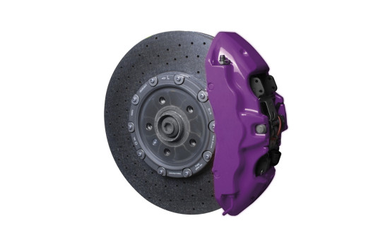 Pintura para pinzas de freno Foliatec Deep Violet, juego de 7 piezas