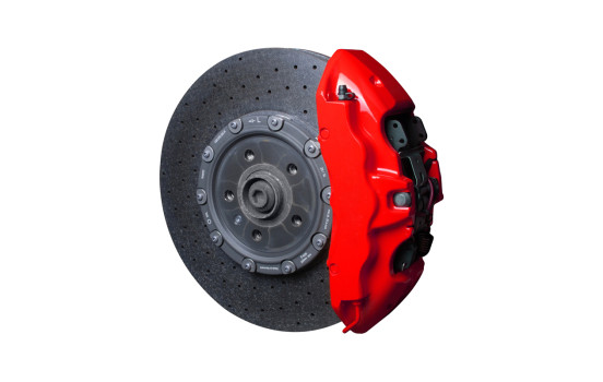 Pintura para pinzas de freno Foliatec Performance Red, juego de 7 piezas