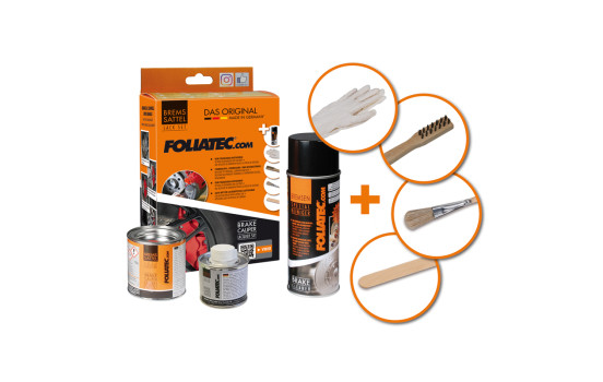 Pintura para pinzas de freno Foliatec Performance Red, juego de 7 piezas, Imagen 2