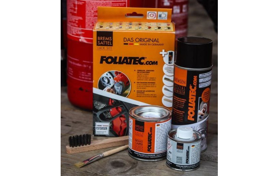 Pintura para pinzas de freno Foliatec Performance Red, juego de 7 piezas, Imagen 4