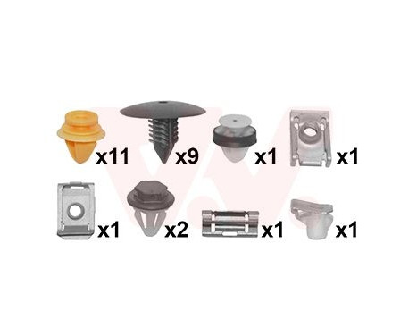 Kit de montaje de guardabarros delantero