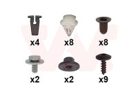 KIT DE MONTAJE DE GUARDABARROS DELANTERO