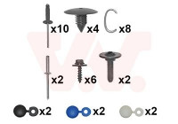 Kit de montaje de parachoques delantero