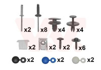 Kit de montaje de parachoques delantero