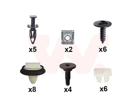 KIT DE MONTAJE DE PARACHOQUES TRASERO