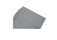 Malla de carreras de aluminio negro Simoni Racing - 110x50cm - diamante 3,5x8mm