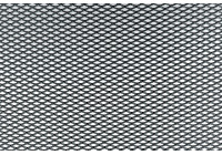 Malla de carreras de aluminio negro Simoni Racing - 125x20cm - diamante 2,3x5mm