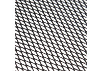 Parrilla de malla de aluminio 30x90cm waffle negra