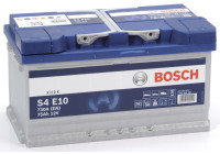 Batterie Bosch Blue S4E10 - 75 Ah - 730 A - adaptée aux véhicules avec système start-stop