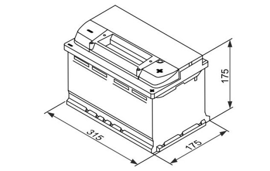 Batterie Bosch Blue S4E10 - 75 Ah - 730 A - adaptée aux véhicules avec système start-stop, Image 15