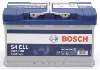 Batterie Bosch Blue S4E11 - 80 Ah - 800 A - adaptée aux véhicules avec système start-stop