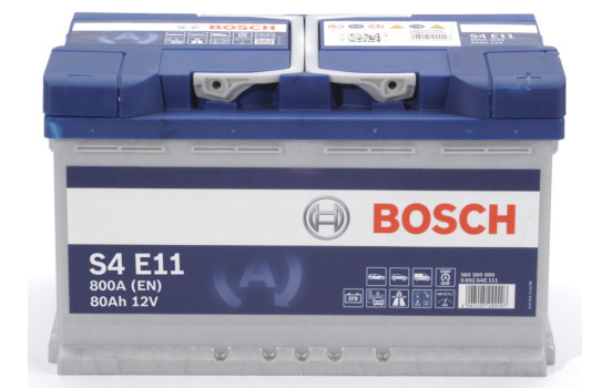 Batterie Bosch Blue S4E11 - 80 Ah - 800 A - adaptée aux véhicules avec système start-stop