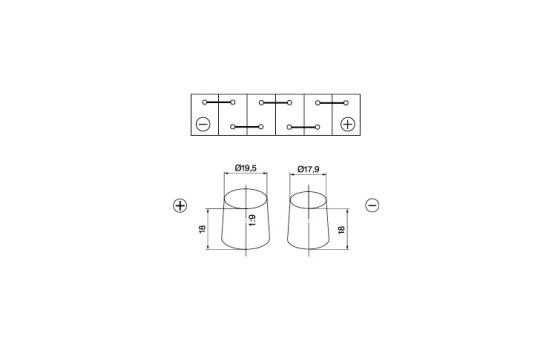Batterie Bosch Blue S4E40 - 65 Ah - 650 A - adaptée aux véhicules avec système start-stop, Image 5