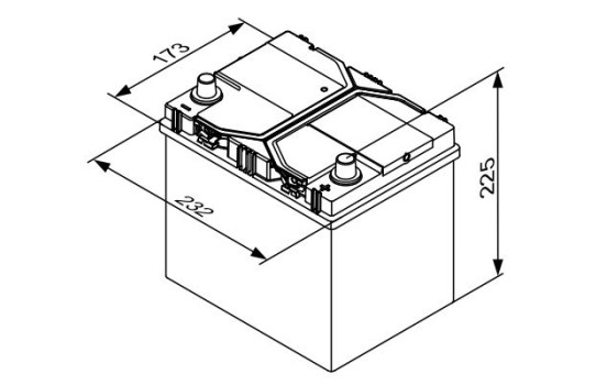 Batterie Bosch Blue S4E40 - 65 Ah - 650 A - adaptée aux véhicules avec système start-stop, Image 12