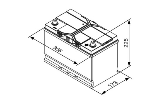 Batterie Bosch Blue S4E42 - 85 Ah - 800 A - adaptée aux véhicules avec système start-stop, Image 4