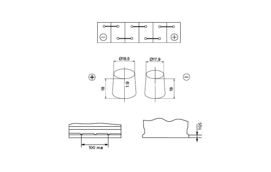 Batterie Bosch Blue S4E42 - 85 Ah - 800 A - adaptée aux véhicules avec système start-stop, Image 5