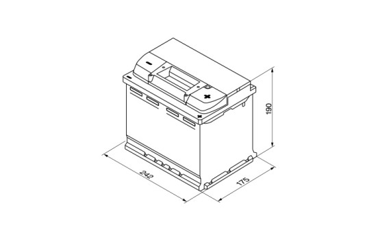 Batterie Bosch S4005 - 60 Ah - 540 A - pour véhicules sans système start-stop, Image 3