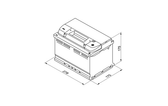 Batterie Bosch S4007 - 72 Ah - 680 A - pour véhicules sans système start-stop, Image 5