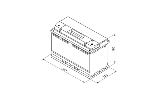 Batterie Bosch S4013 - 95 Ah - 800 A - pour véhicules sans système start-stop, Image 4